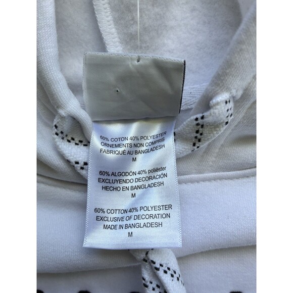 NHL Boston Bruins Hoodie Mens Medium Black White Official Licensed Pullover - Picture 2 of 8